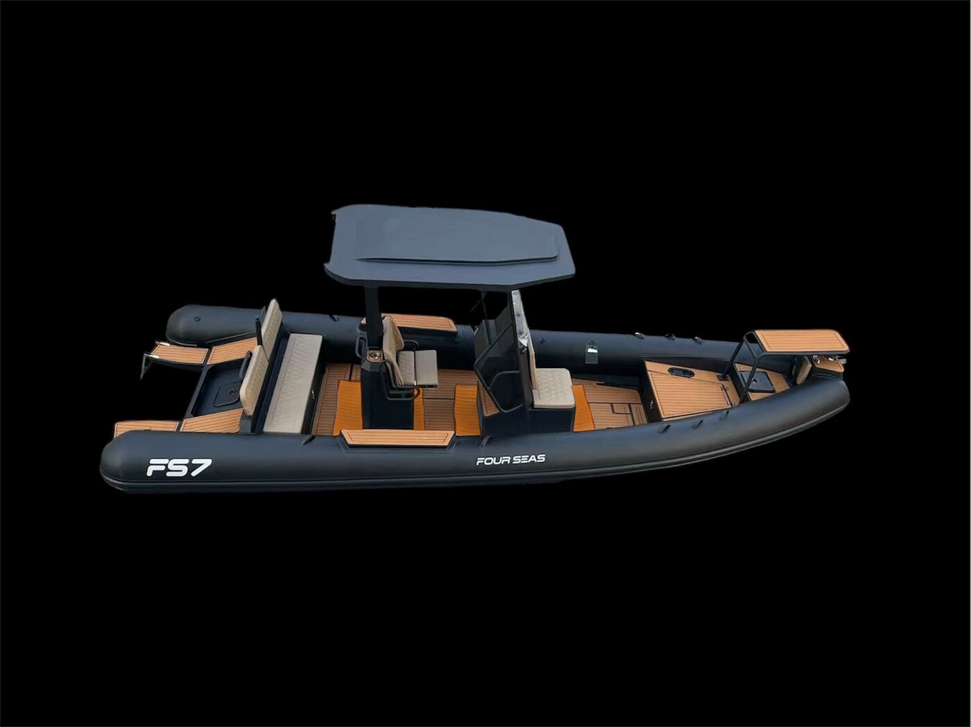 Four Seas FS 7, roll-bar et poste de pilotage